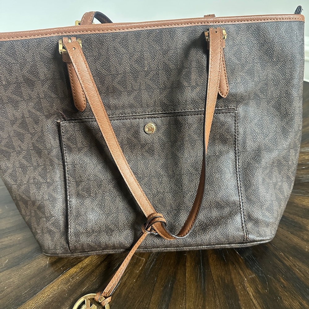 Michael Kors Brown Signature Tote